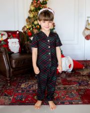 Pijama Infantil - Xadrez Natale